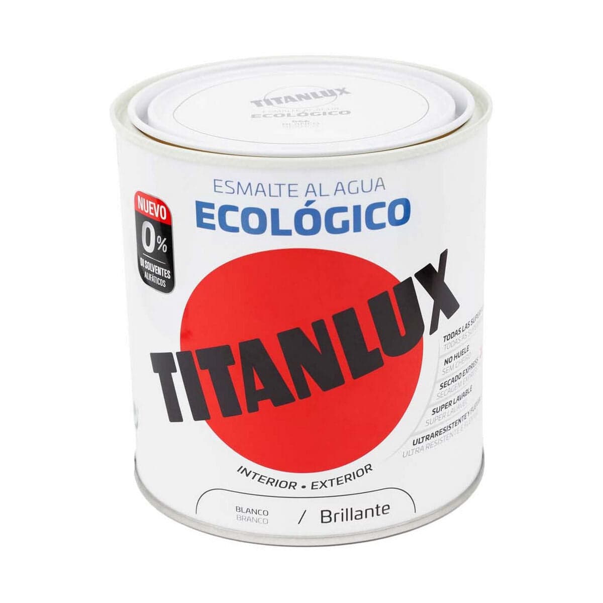 Lustrant acrylique Titanlux 00t056614 Blanc 250 ml Écologique