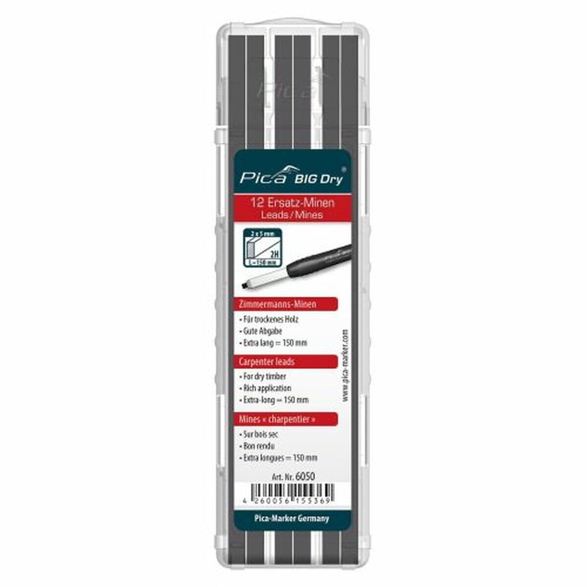 Ersatzminen Pica Dry Zimmerei Graphit