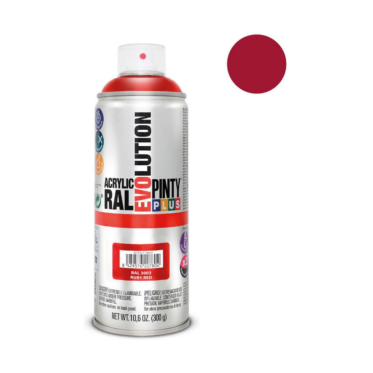 Sprühlack Pintyplus Evolution RAL 3003 400 ml Rubinrot