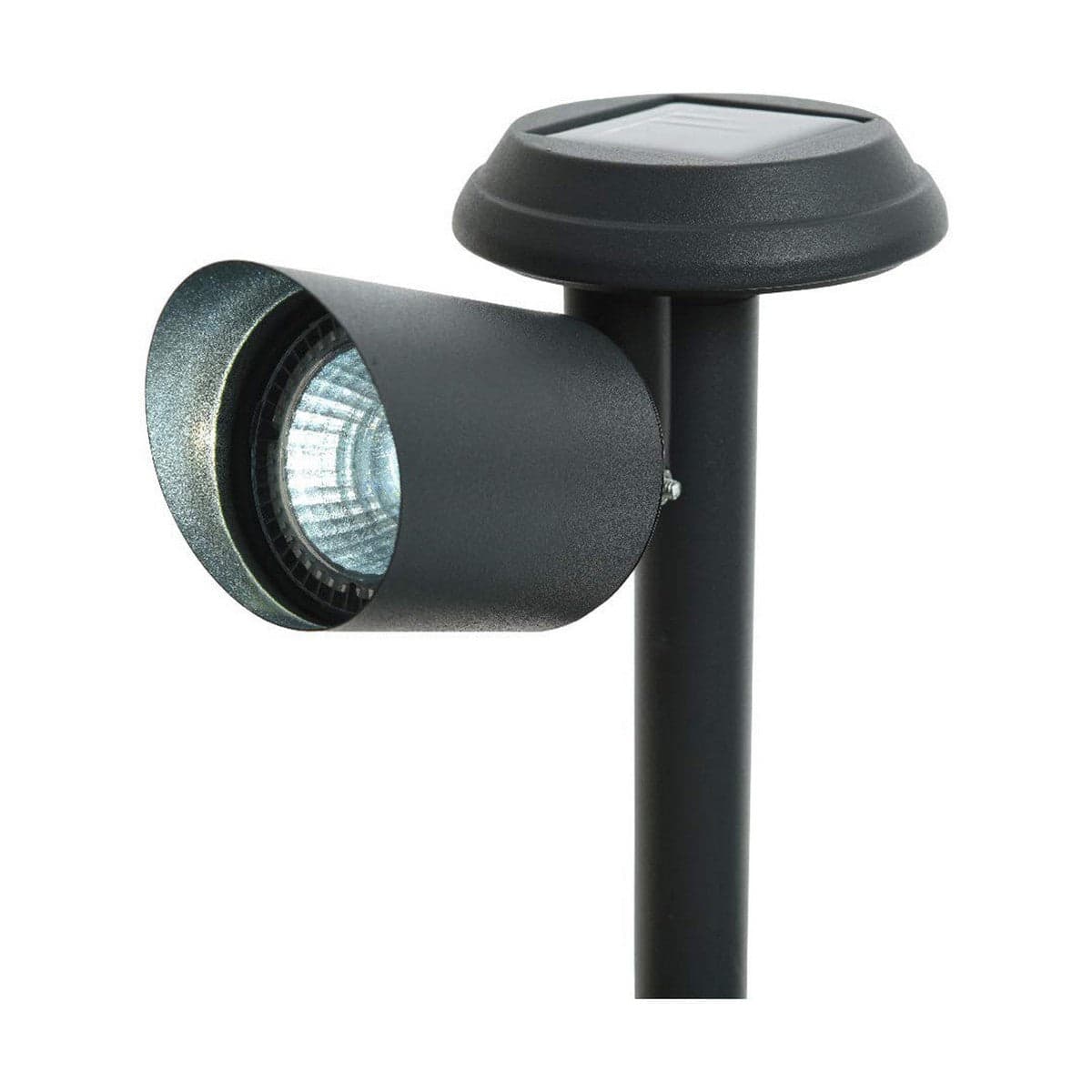 Solar-Gartenleuchte Lumineo Aluminium Schwarz LED 3 Lm