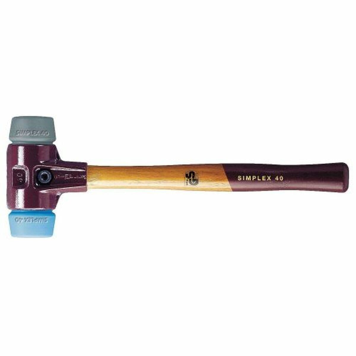 Halder Simplex Plastic Mace Blue Grey TPE