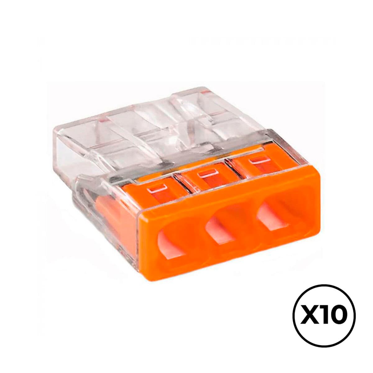 Wago Quick Connector 2.5 mm 3 Conexiones (10 Units)