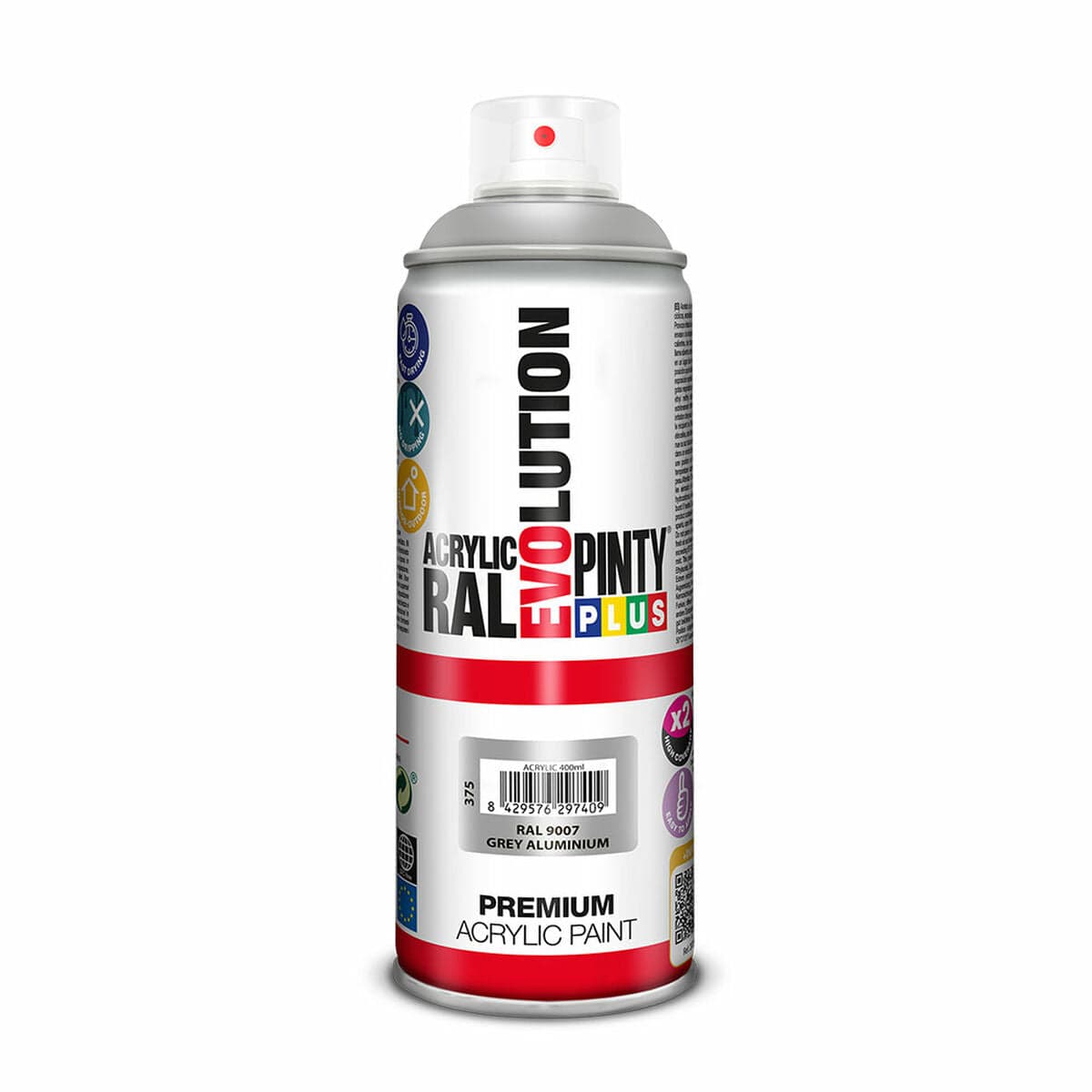 Pintyplus Evolution spuitverf RAL 9007 grijs 400 ml
