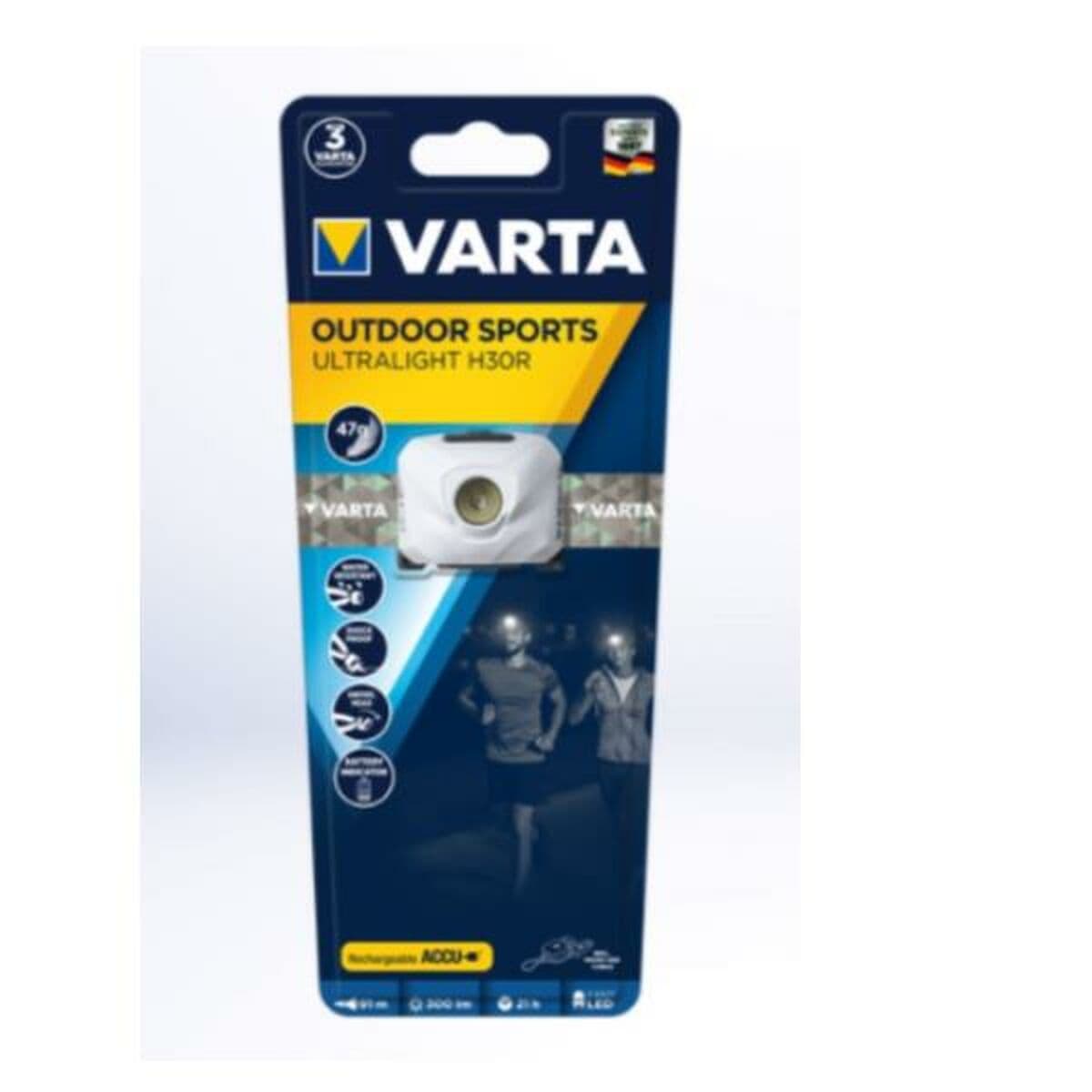 LED Head Torch Varta ULTRALIGHT H30R (1 Unit)