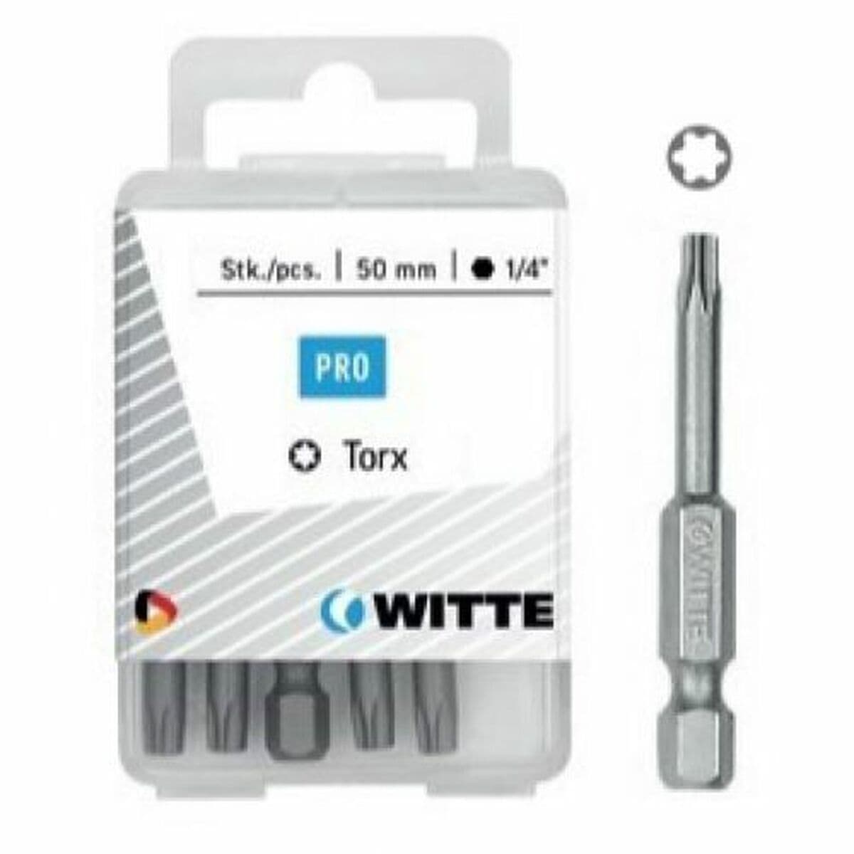 WITTE TX Torx Bit-Set (5 Stück)
