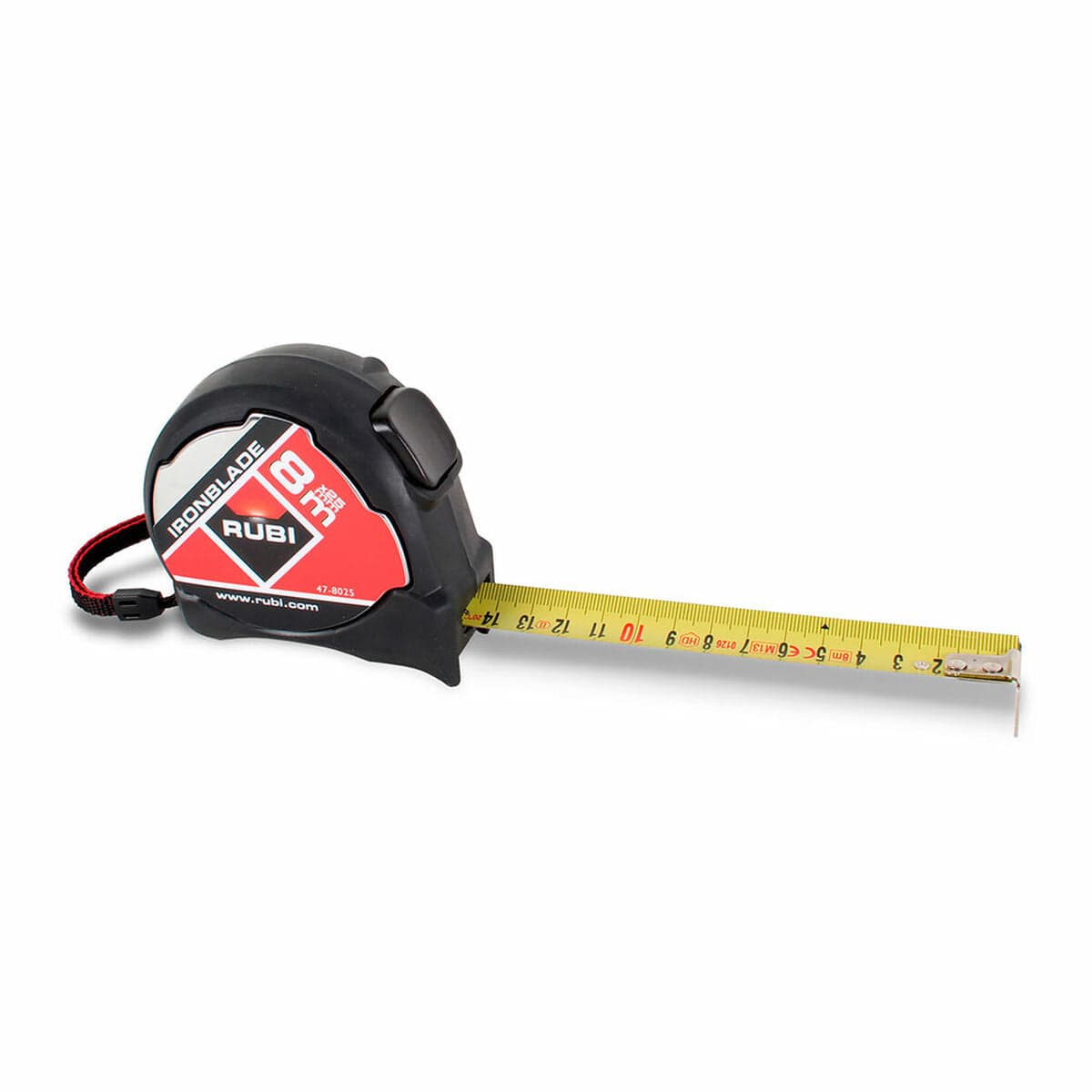 Rollbandmaß Rubi Ironblade 8 m x 25 mm