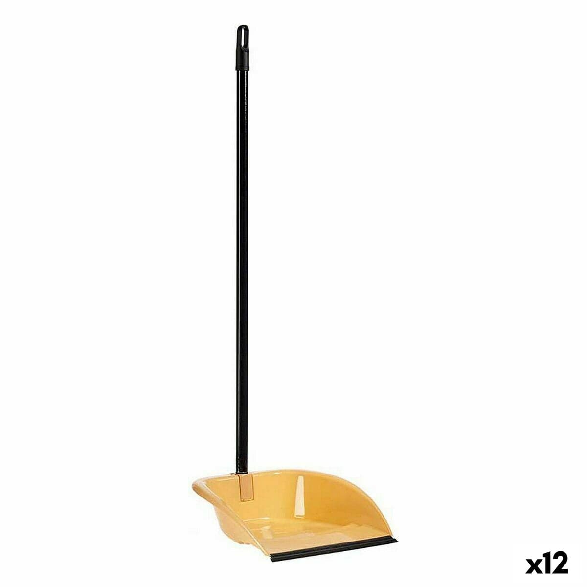 Kehrschaufel Creme PVC Metall 28,5 x 87,5 x 31 cm Faltbar (12 Stück)