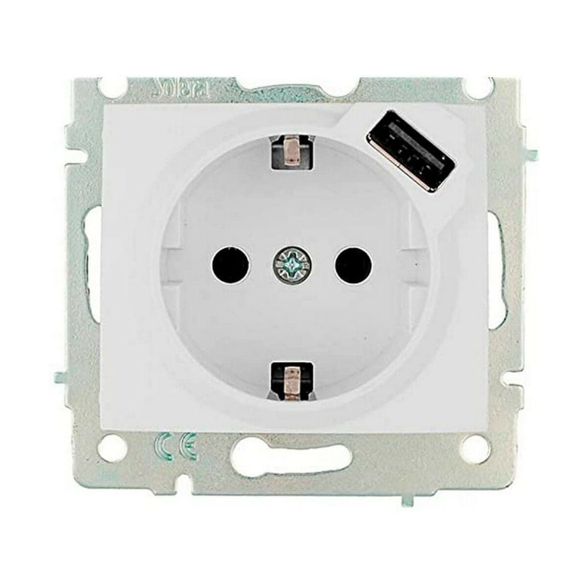 Solera erp60usb Unterputz-Steckdose Bipolar USB 250 V 16 A