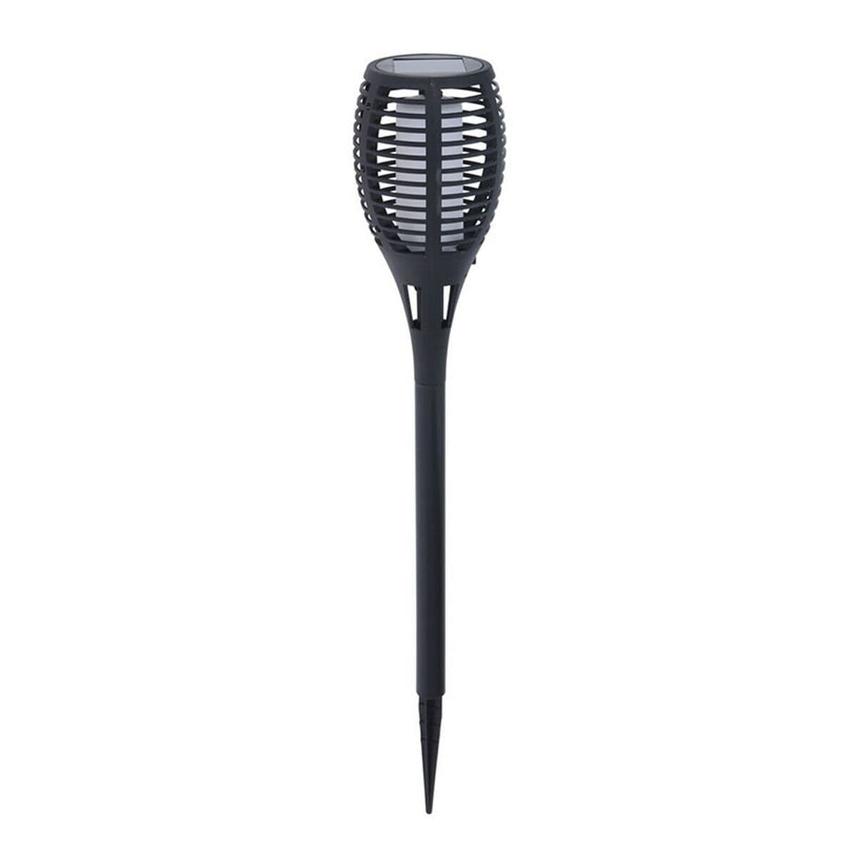 Solar Garden Lights Progarden Black Polypropylene Ø 10 x 58 cm Flame Effect