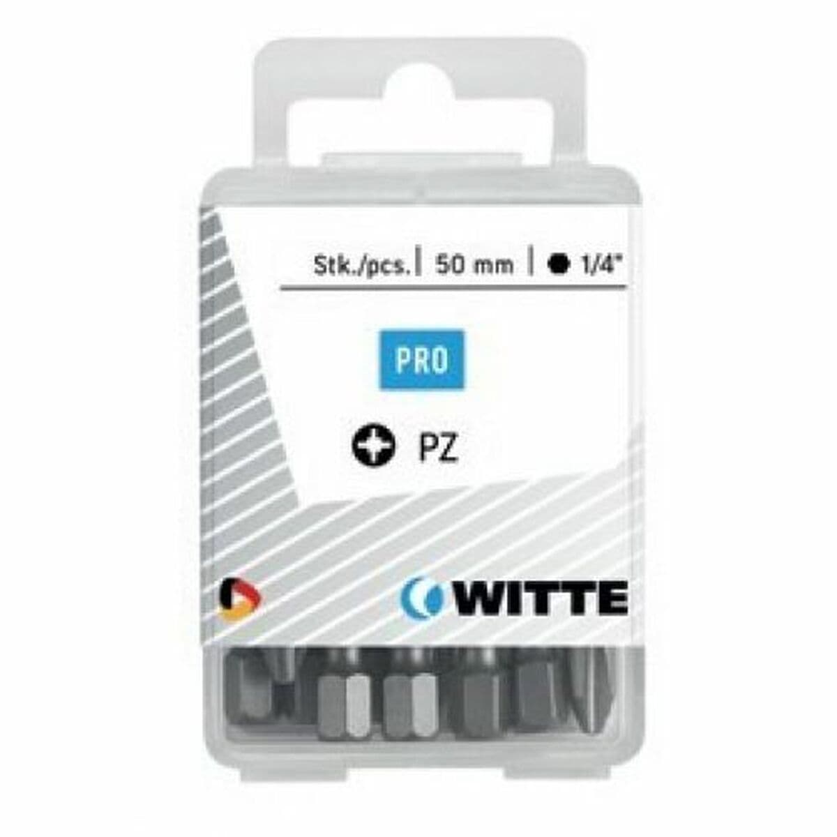 Jeu d'embouts WITTE Pozidriv PZ1 5 Pièces