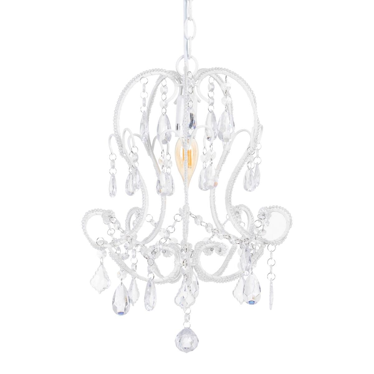Ceiling Light 29.5 x 28 x 85 cm Metal White Classic