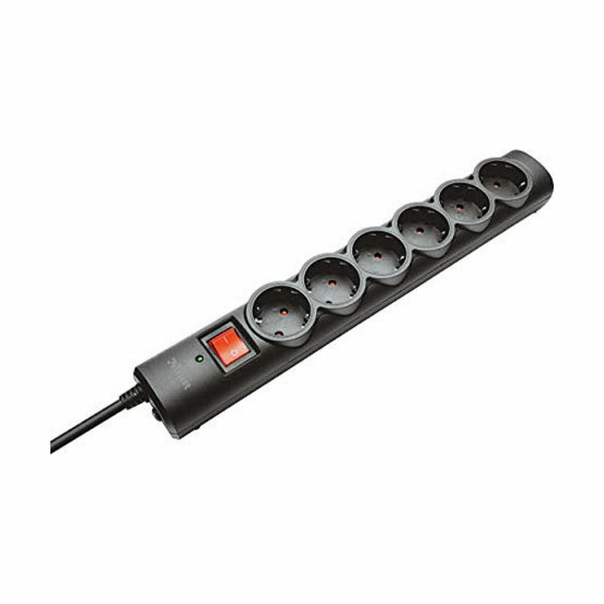 Trust 21059 Schuko 6-fach Steckdosenleiste 230 V Schwarz