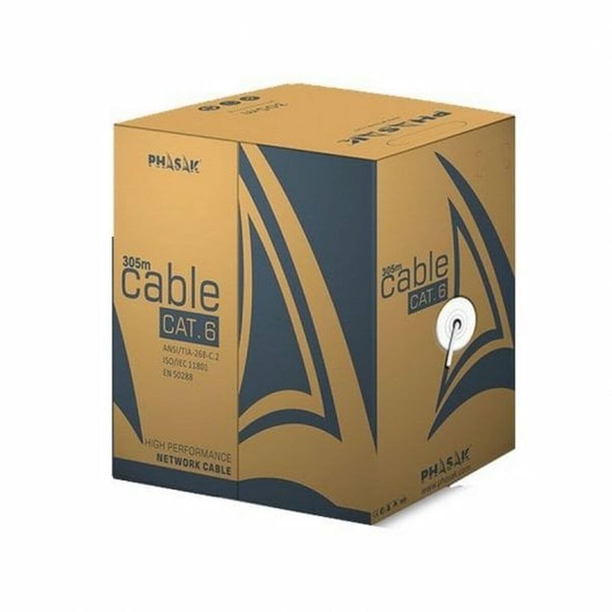 Câble réseau rigide UTP Catégorie 6 Phasak PHR 6301