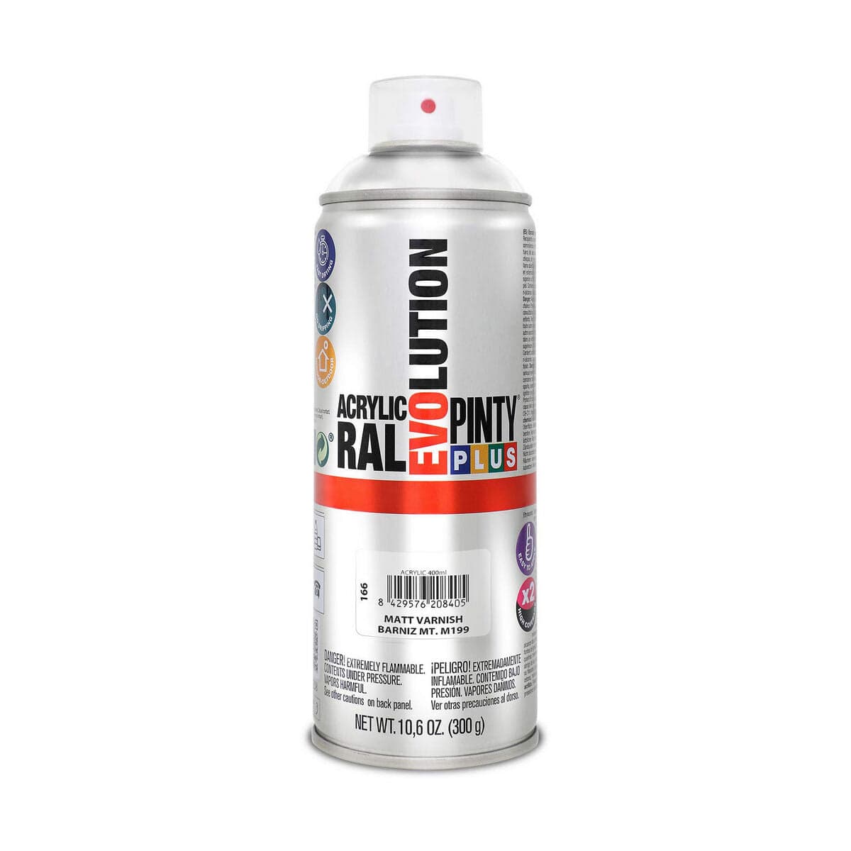 Vernis en spray Pintyplus Evolution M199 Mat Incolore 400 ml