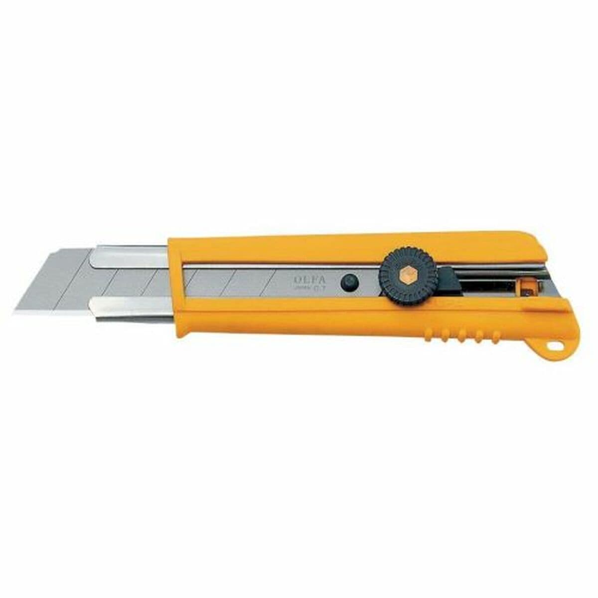 Cutter Olfa jaune plastique 25 x 0,7 mm