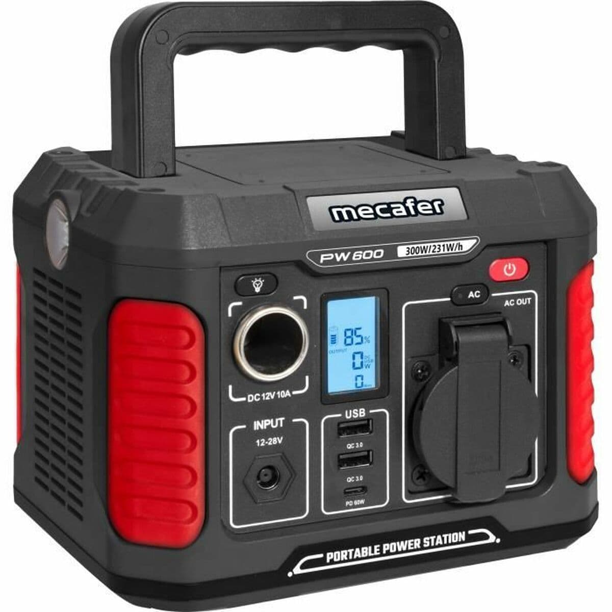 MECAFER PW600 Portable Power Station 600 W