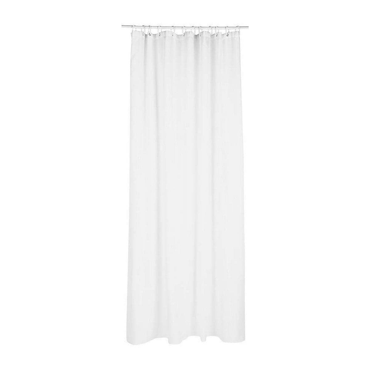 Rideau de douche 5five Simply Smart blanc polyester 180 x 200 cm