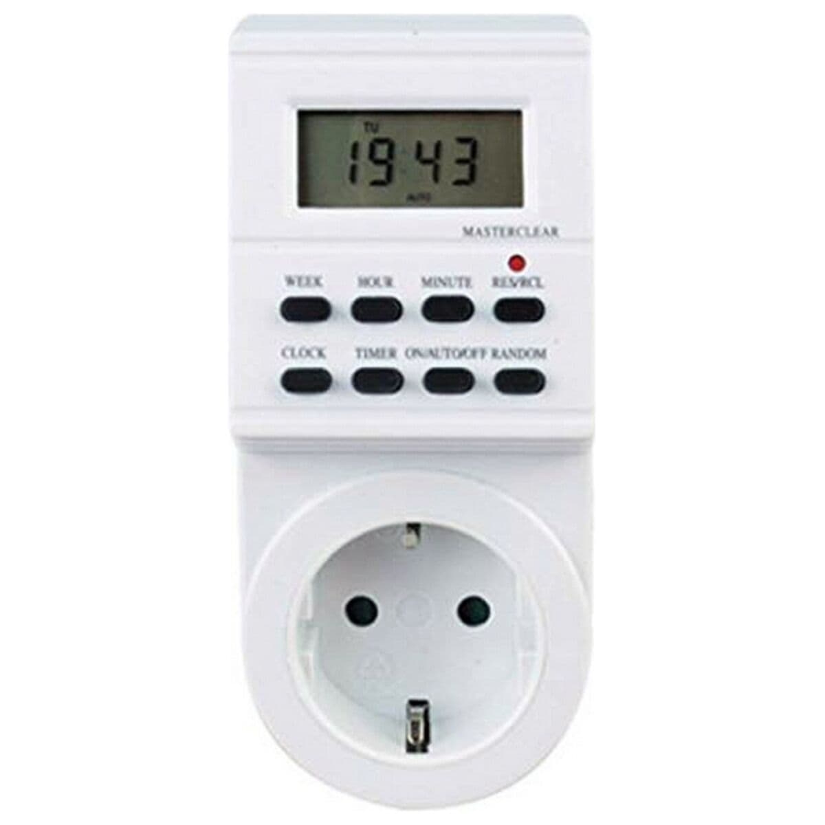 Zwischenstecker mit digitaler Zeitschaltuhr Silver Electronics 49401
