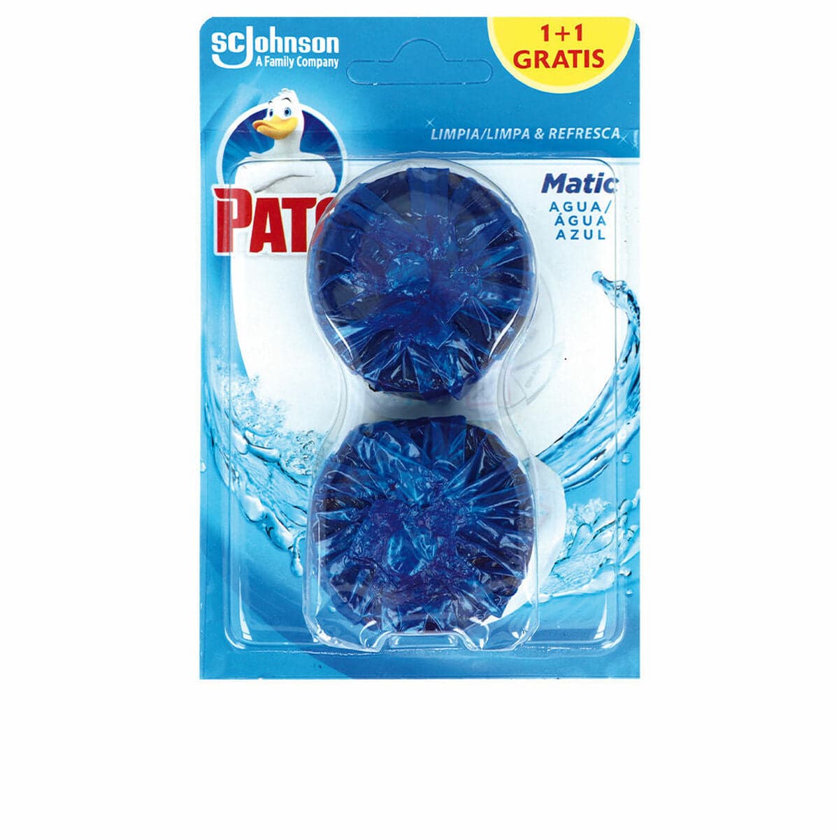 WC-Erfrischer Pato Agua Azul Deodorant 2 x 50 g