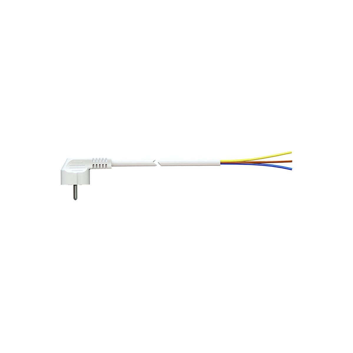 Netzkabel Solera 7000/1,5 Schuko 4,8 mm 250 V 16 A Weiß 3 x 1,5 mm 1,5 m