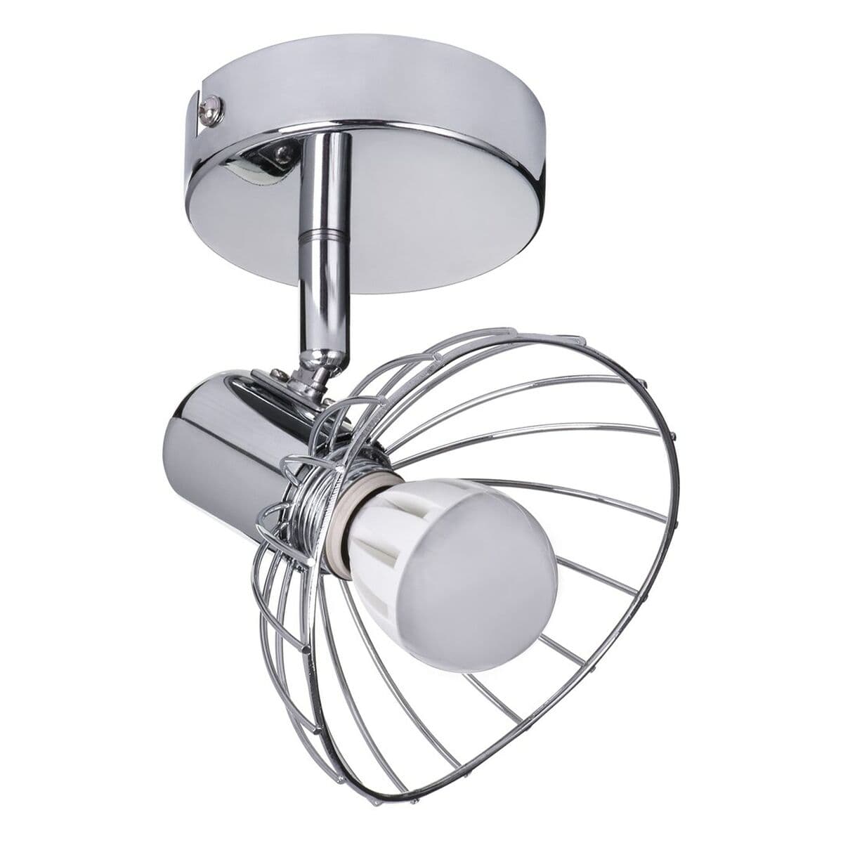 Activejet AJE-GIZEL 1P Wandleuchte Silber Metall 40 W 230 V