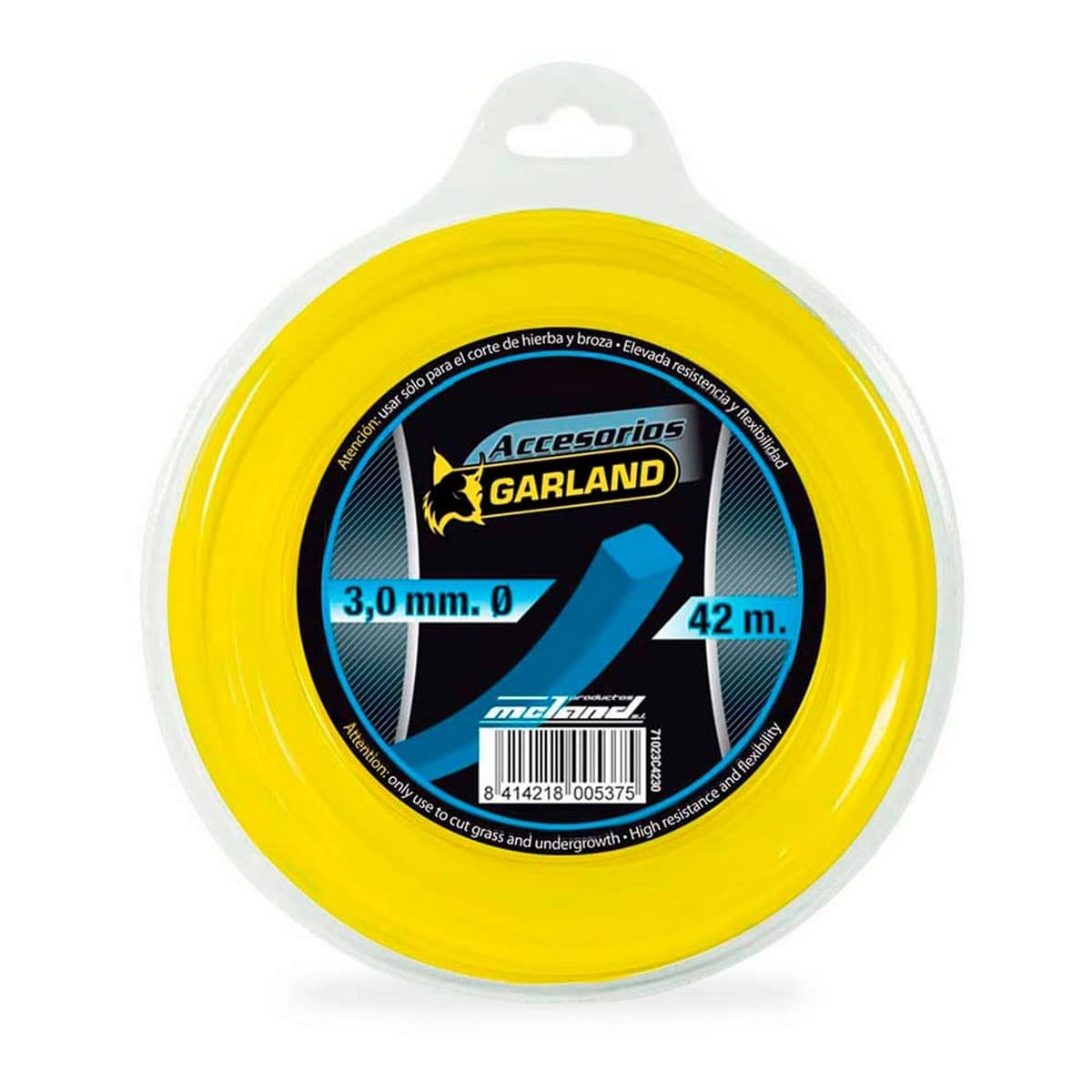 Maaidraad Garland 71023c4230 Ø 3 mm Vierkant 42 m Nylon