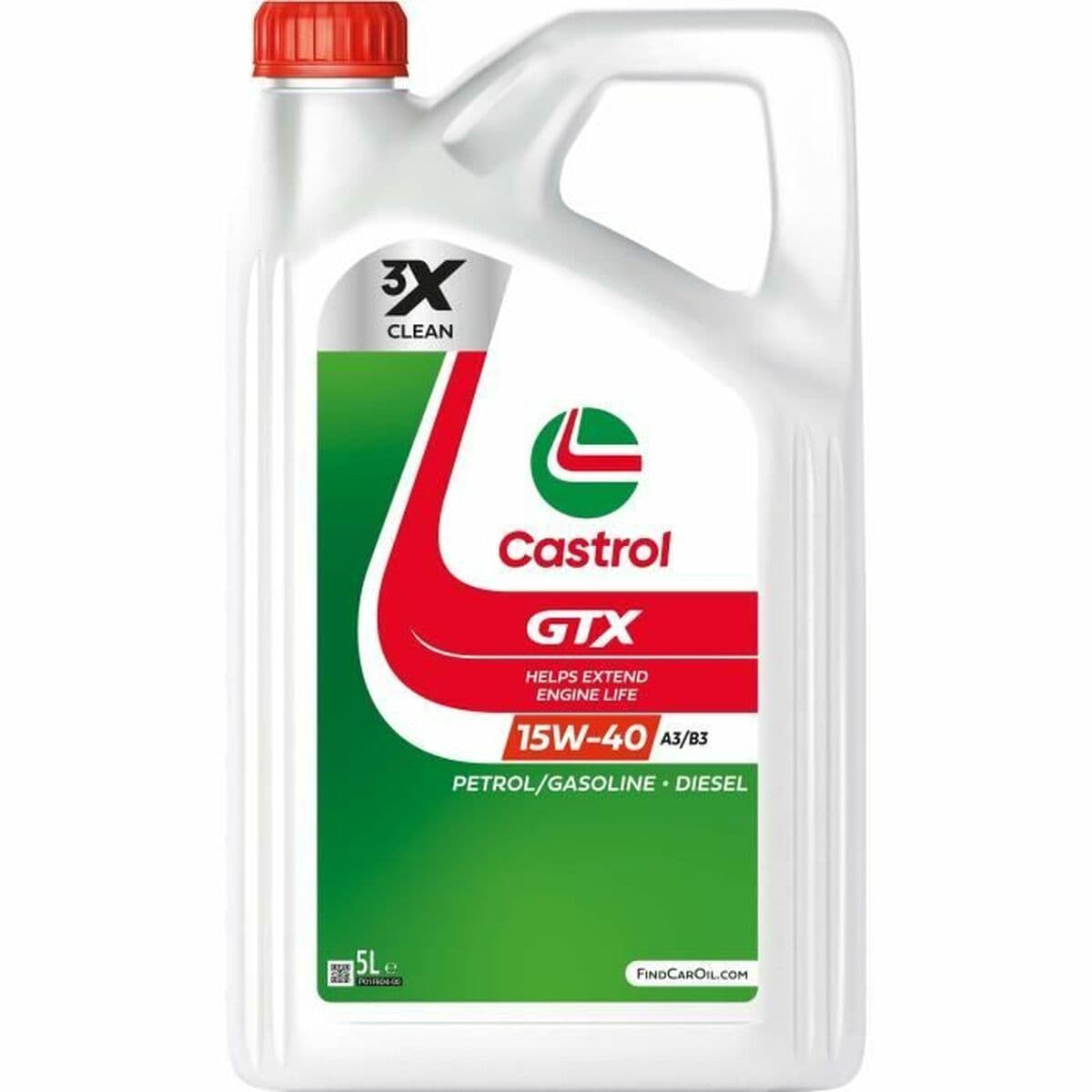 Huile moteur pour voiture Castrol GTX 15W-40