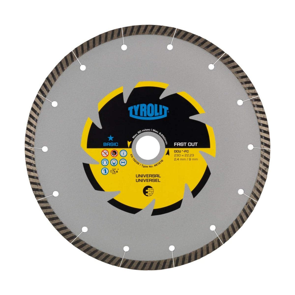 Cutting disc Tyrolit 230 x 2.4 x 22.23 mm
