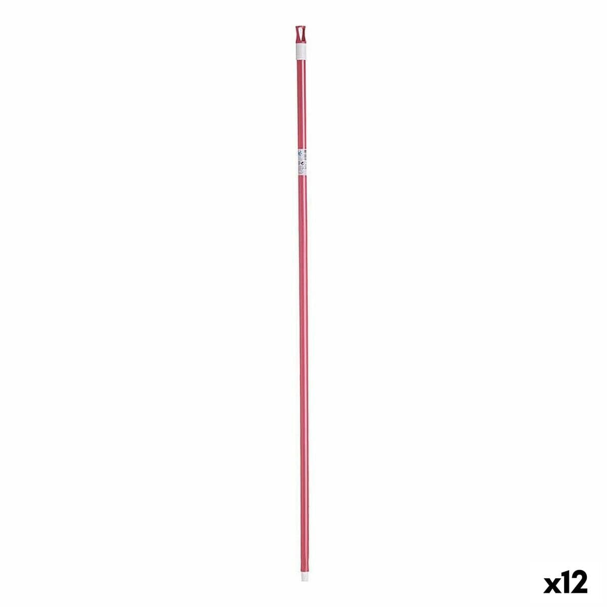 Besenstiel aus Metall Rosa 2,3 x 130 x 2,3 cm (12 Stück)