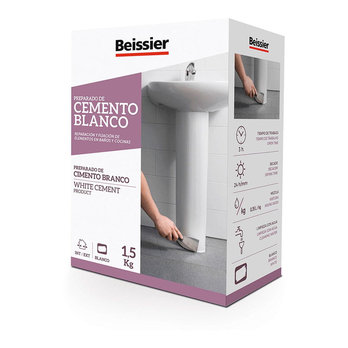 Beissier 70163-002 White Cement 1.5 Kg
