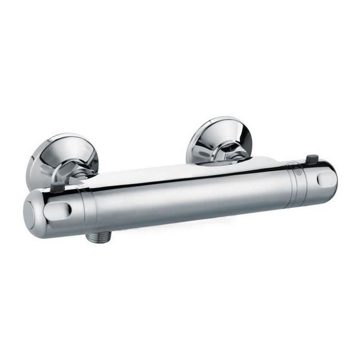 Zweigriffarmatur Rousseau Volga 2 Grau Messing 15 cm Dusche
