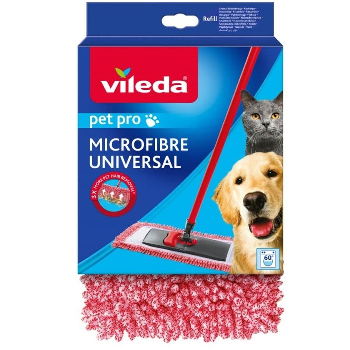 Mop Nachfüllkopf Vileda Pet Pro Kunststoff (1 Stück)