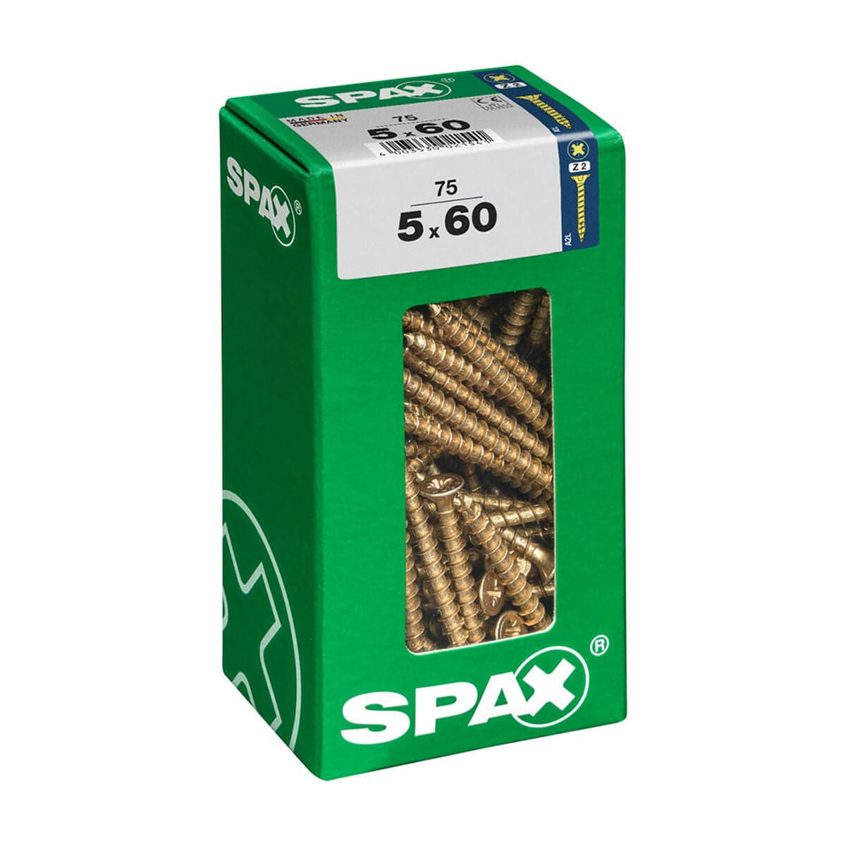 SPAX Holzschrauben Box Senkkopf 5 x 60 mm (5,0 x 60 mm)
