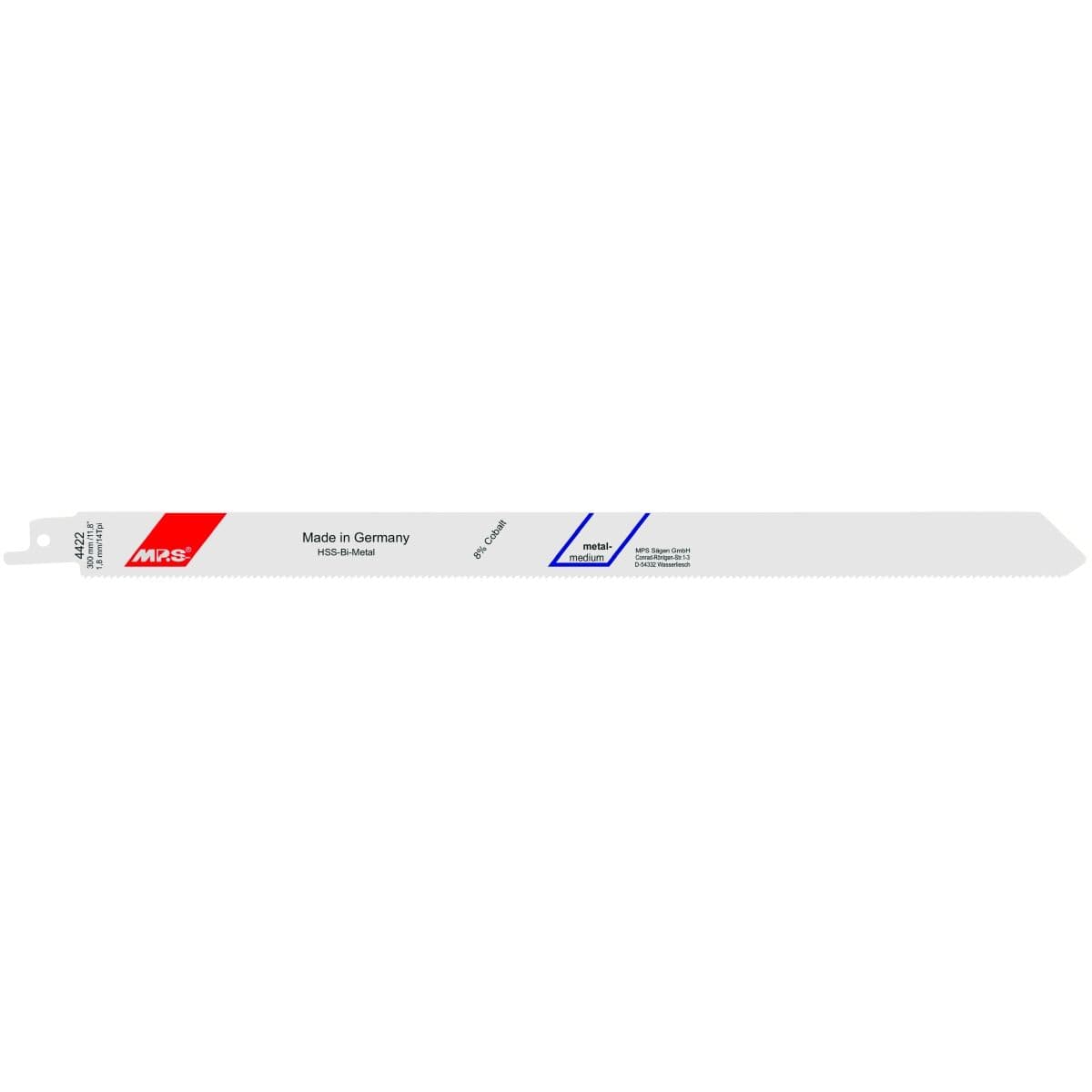 MP.S 4422 Reciprocating Saw Blades 14 tpi (5 Units)
