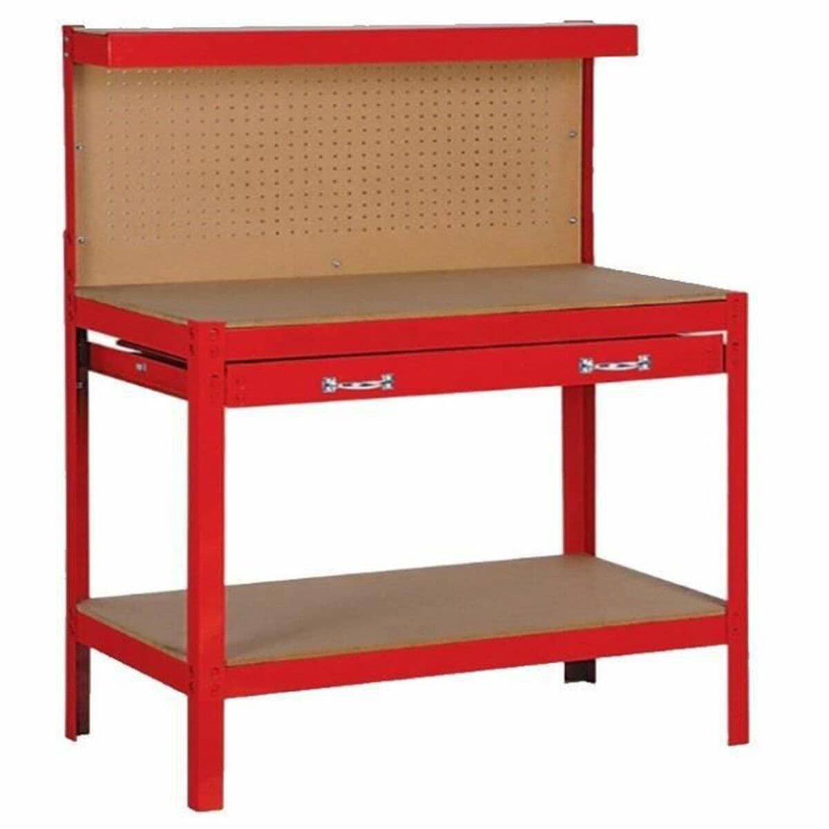Établi d'atelier Domac ESTAB100 Rouge