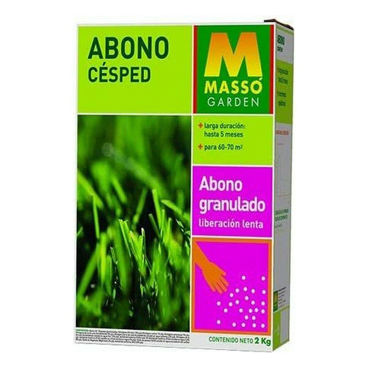 Engrais non organique Massó Granulés Gazon 2 Kg 2 L