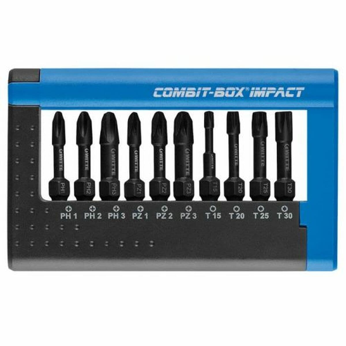 Coffret d'embouts WITTE COMBIT-BOX 10 pièces (PH PZ TX)