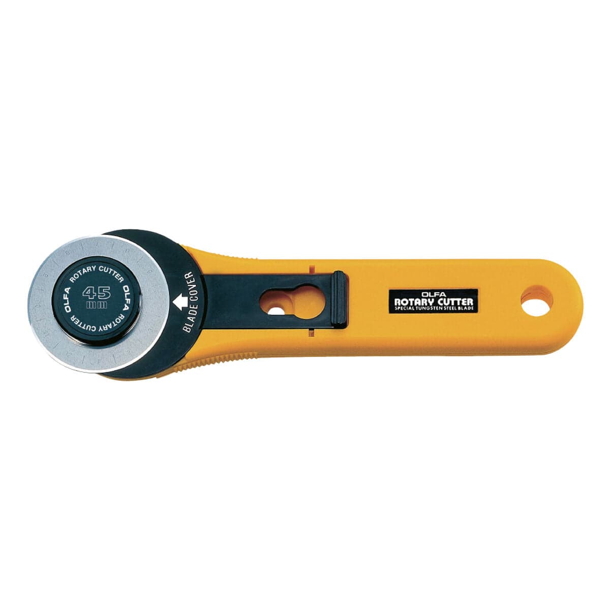 Rotating cutter Olfa rty-2/g 45 mm Yellow Stainless steel Circular