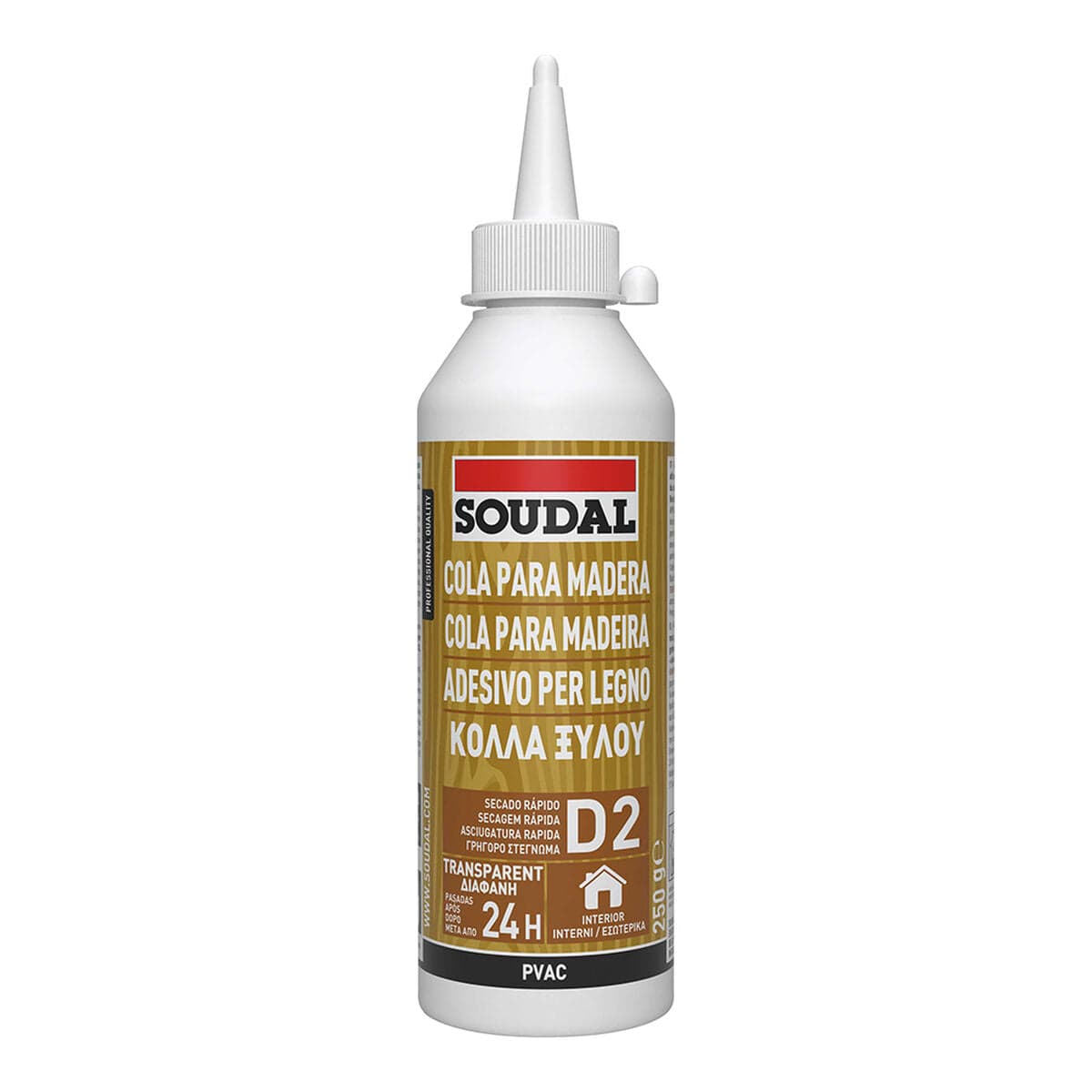 Colle instantanée pour bois Soudal 117834 Blanc 250 g