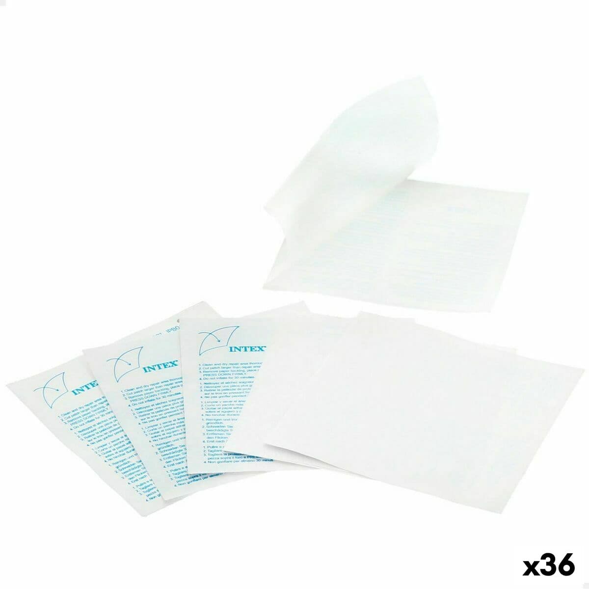Reparaturset Intex Aufblasbar 7 x 0,5 x 7 cm (36 Stück)
