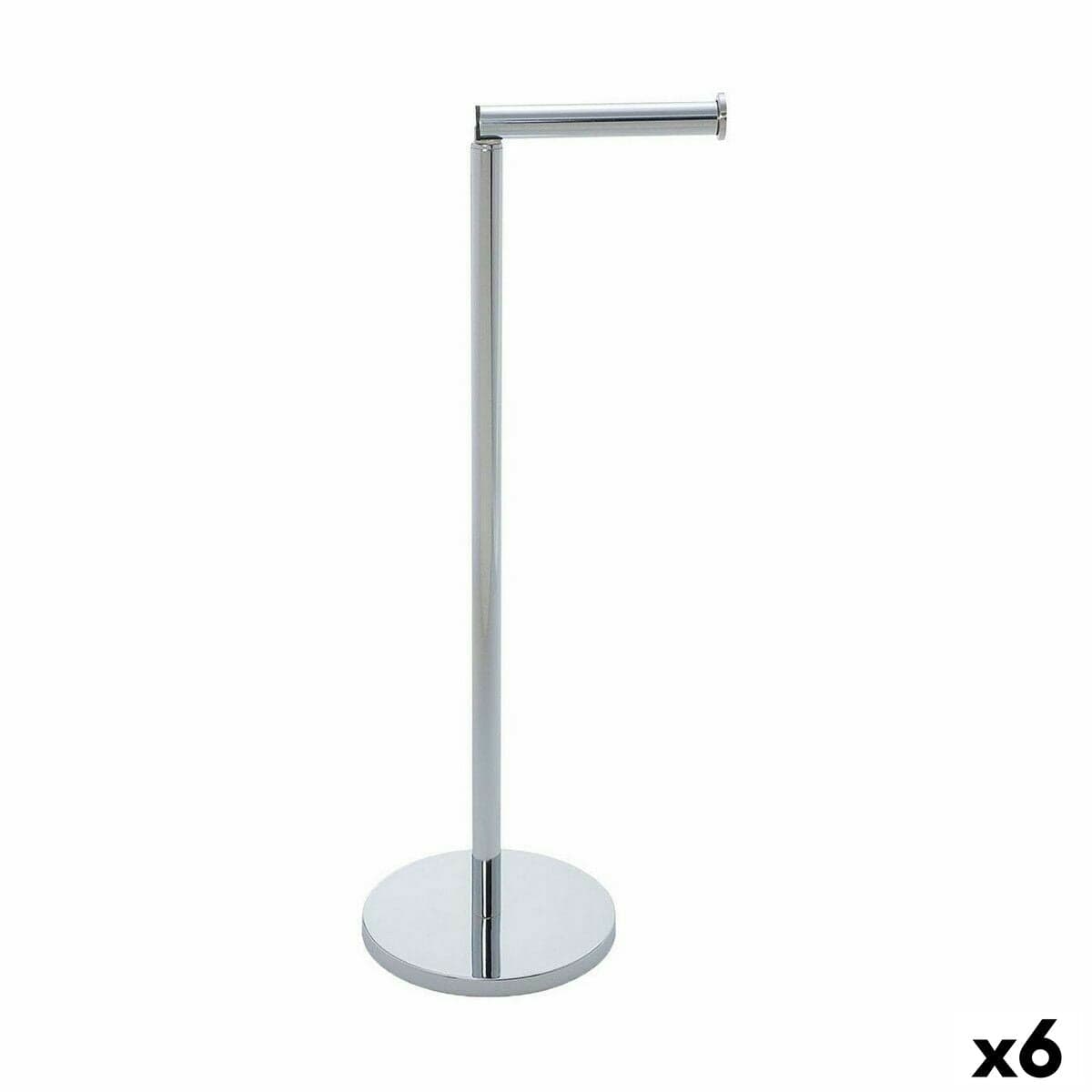 Toilettenpapierhalter Confortime Silberfarbener Stahl 42 x 15 cm (6 Stück)