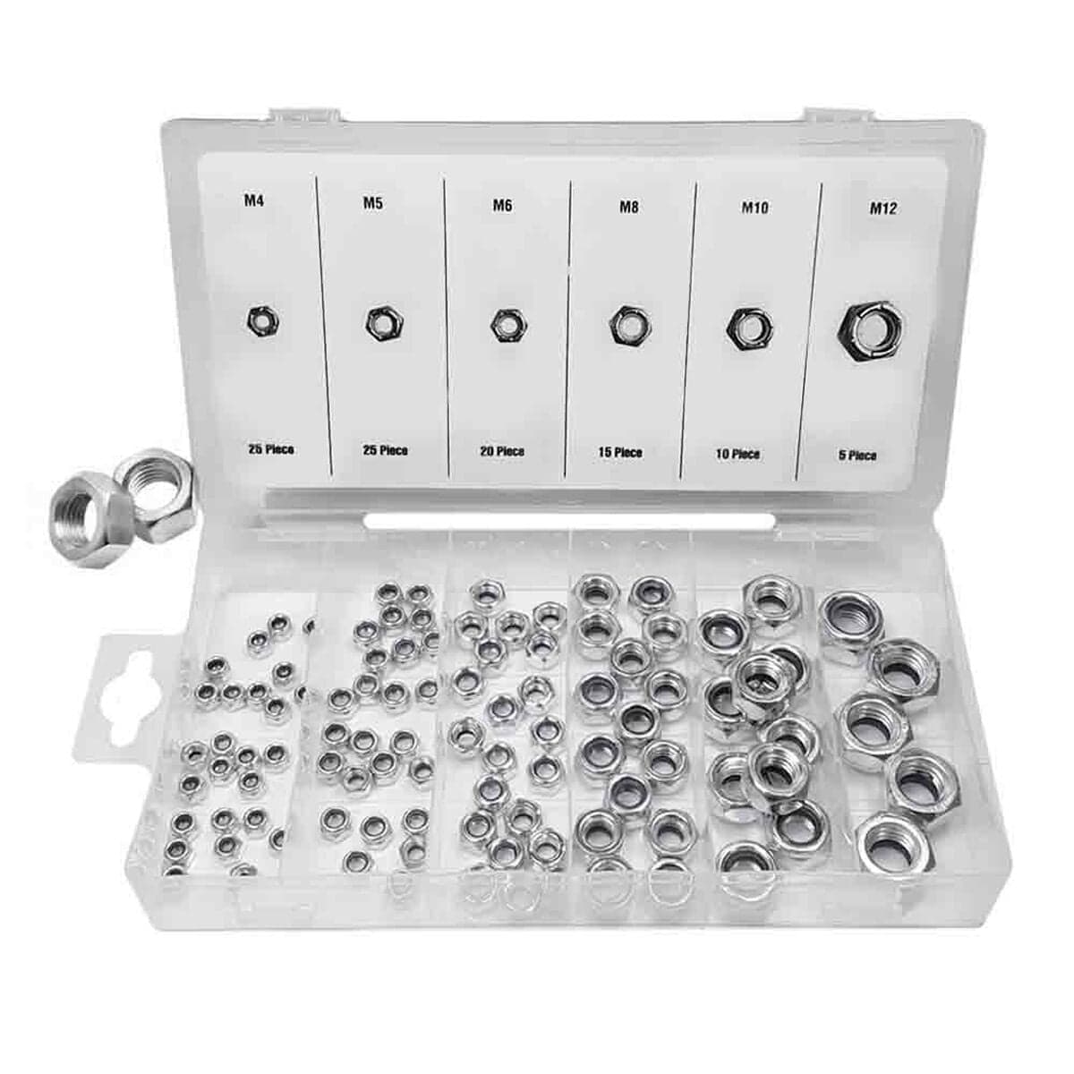 Écrous indesserrables Bensontools 100 Pièces