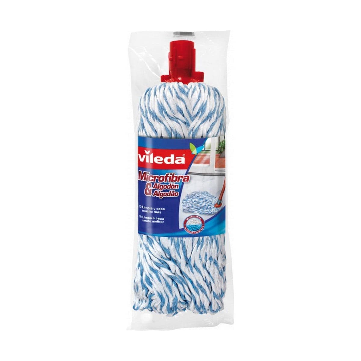 Balai à franges coton blanc Vileda