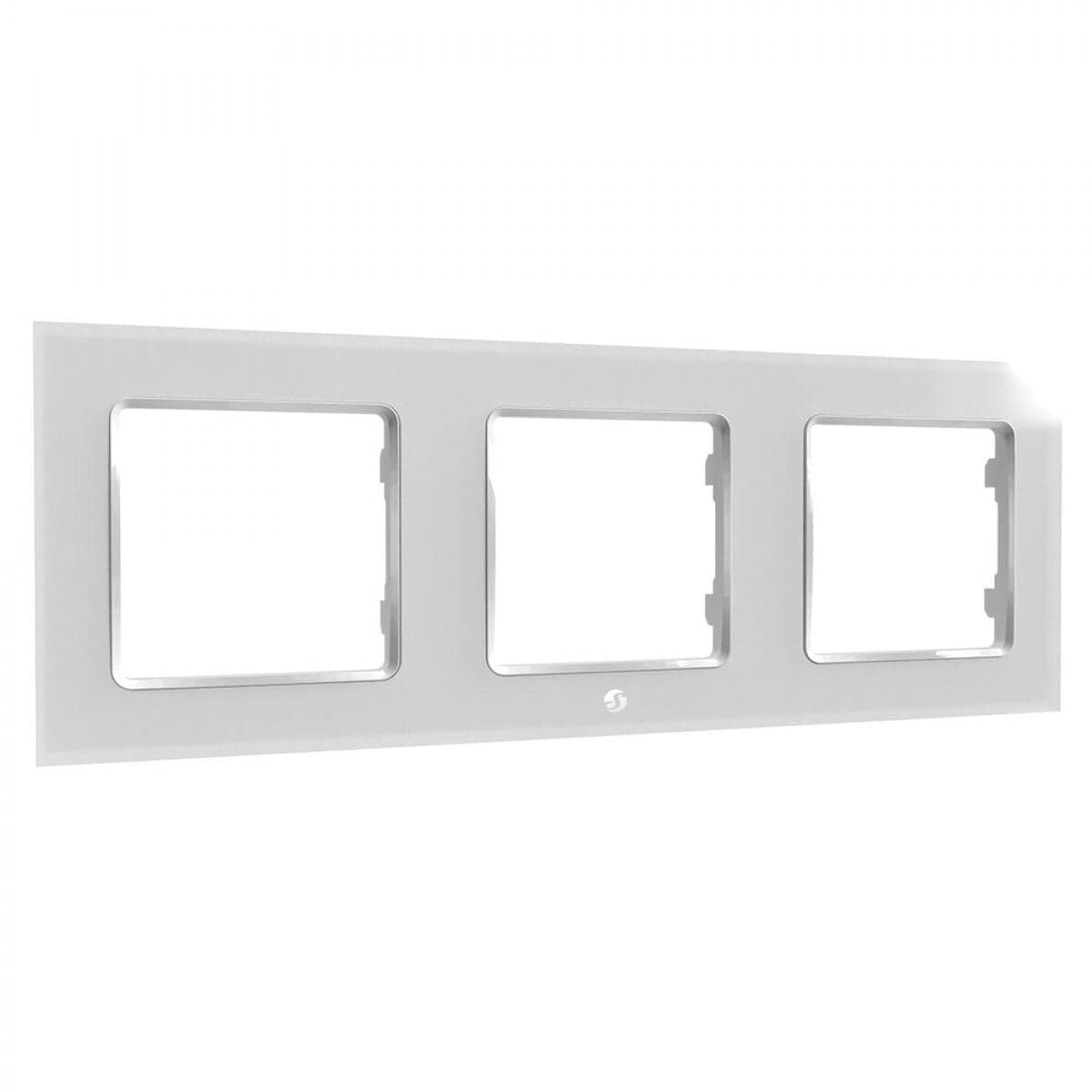 Schalterrahmen Shelly WF3_WHITE Weiß Metall Wandmontage