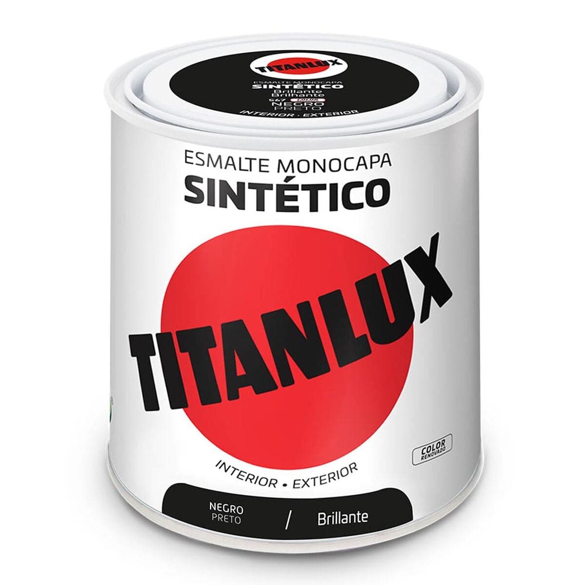 Peinture laque synthétique Titanlux 5808993 Noir 250 ml