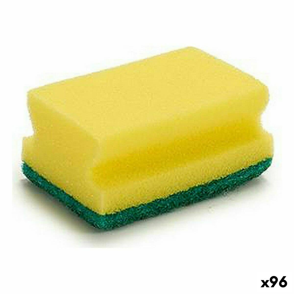 Topfreiniger Gelb Grün Synthetikfaser 4 x 9 x 6,5 cm (96 Stück)