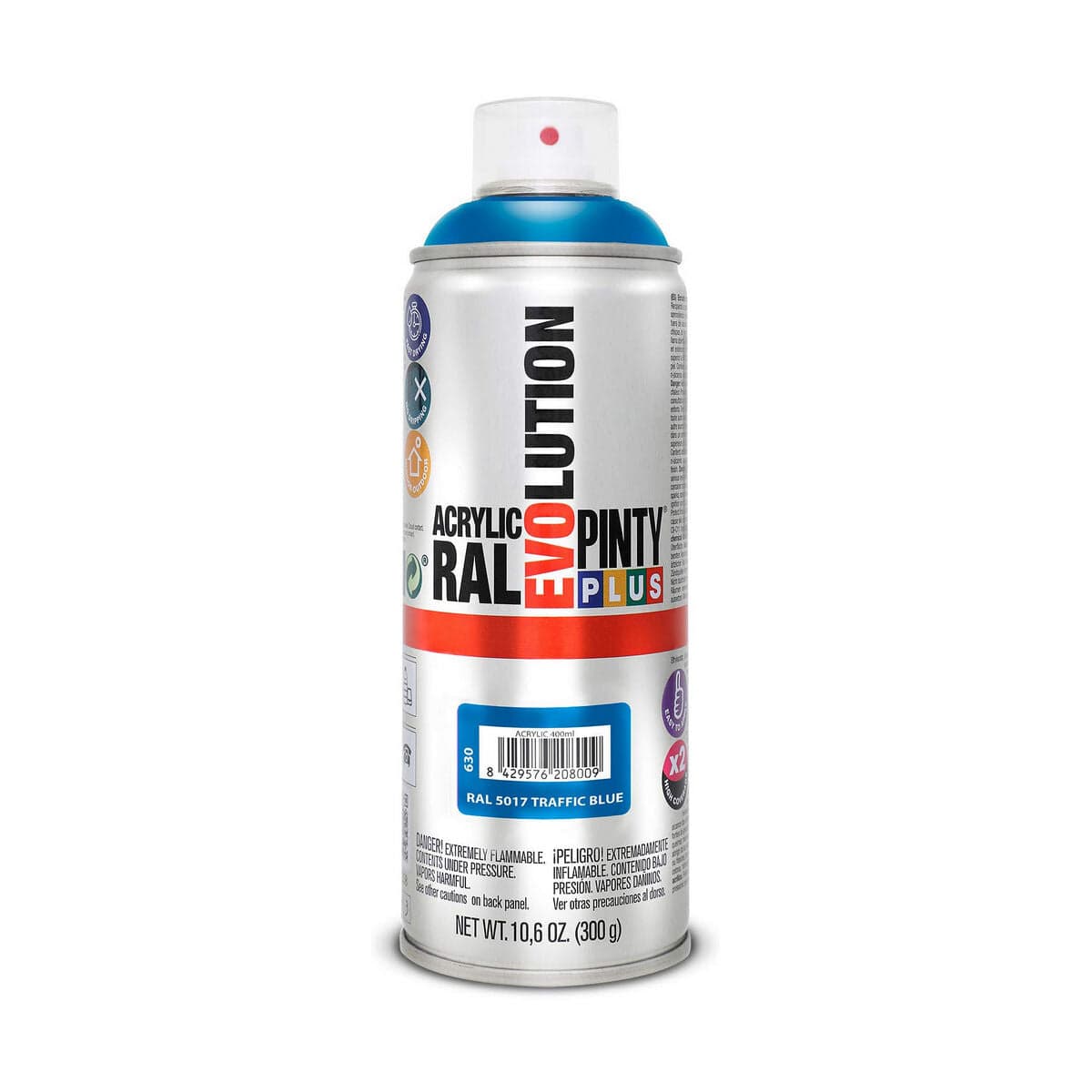 Sprühfarbe Pintyplus Evolution RAL 5017 Verkehrsblau 400 ml
