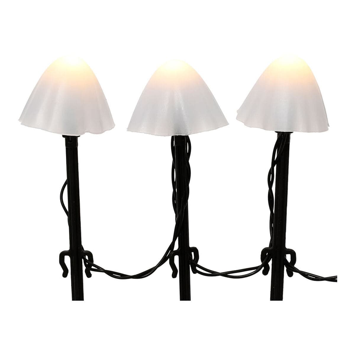 Decorative light for plants Lumineo 491762 White Mini Mushroom (20 Units)