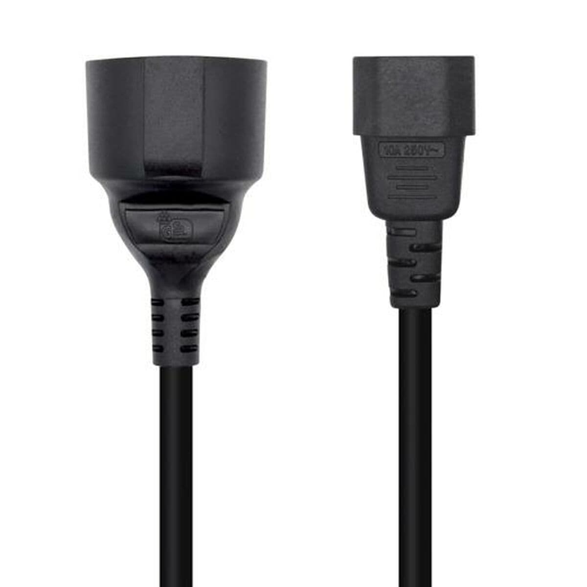 Netzkabel Aisens A132-0467 C14 CEE 7/7 25 cm Schwarz