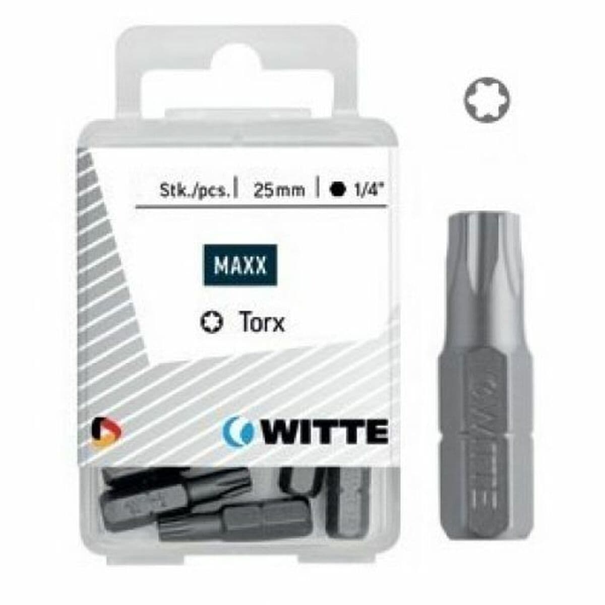 WITTE TX bitset - 5 stuks
